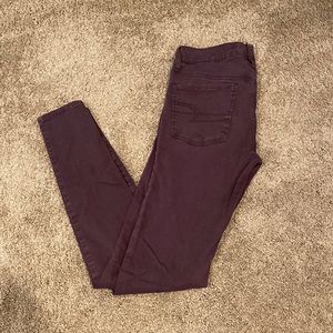 Maroon Jeggings